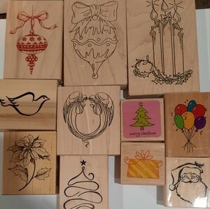 Christmas Rubber Stamps